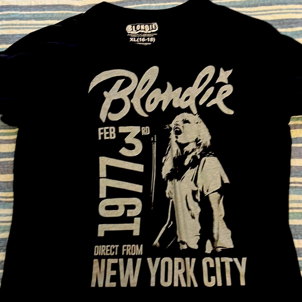 BLONDIE 1977 shirt